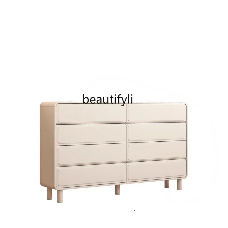 

Ultra-Thin Chest of Drawers Bedroom Tailstock Eight Spares Cabinet Chest of Drawers Locker Living Room Wall Storage Cabinet