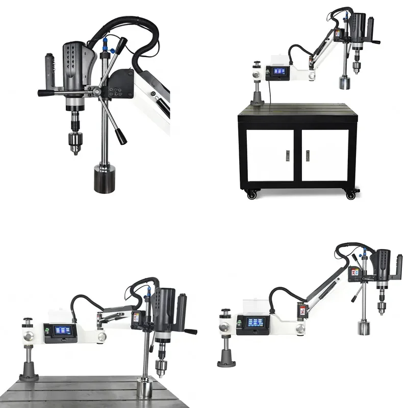 for M3-M12 Servo Vertical Drill Tapping Machine Metal Thread Processing Equipment