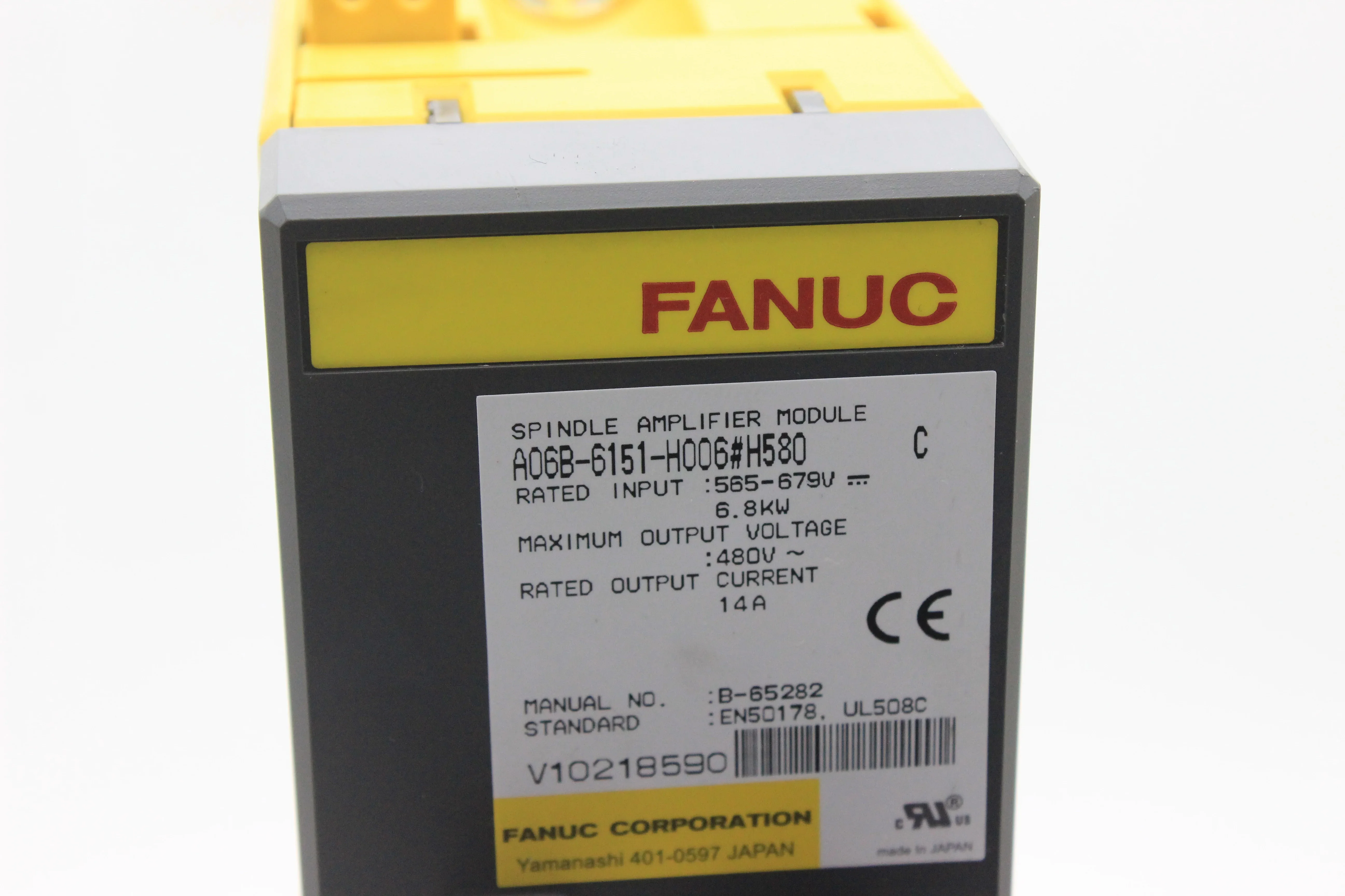 Fanuc Váltóáram servo Kapubejáró A06B-6151-H006 #H580 Erősítő Modul számára CNC Gépállomány