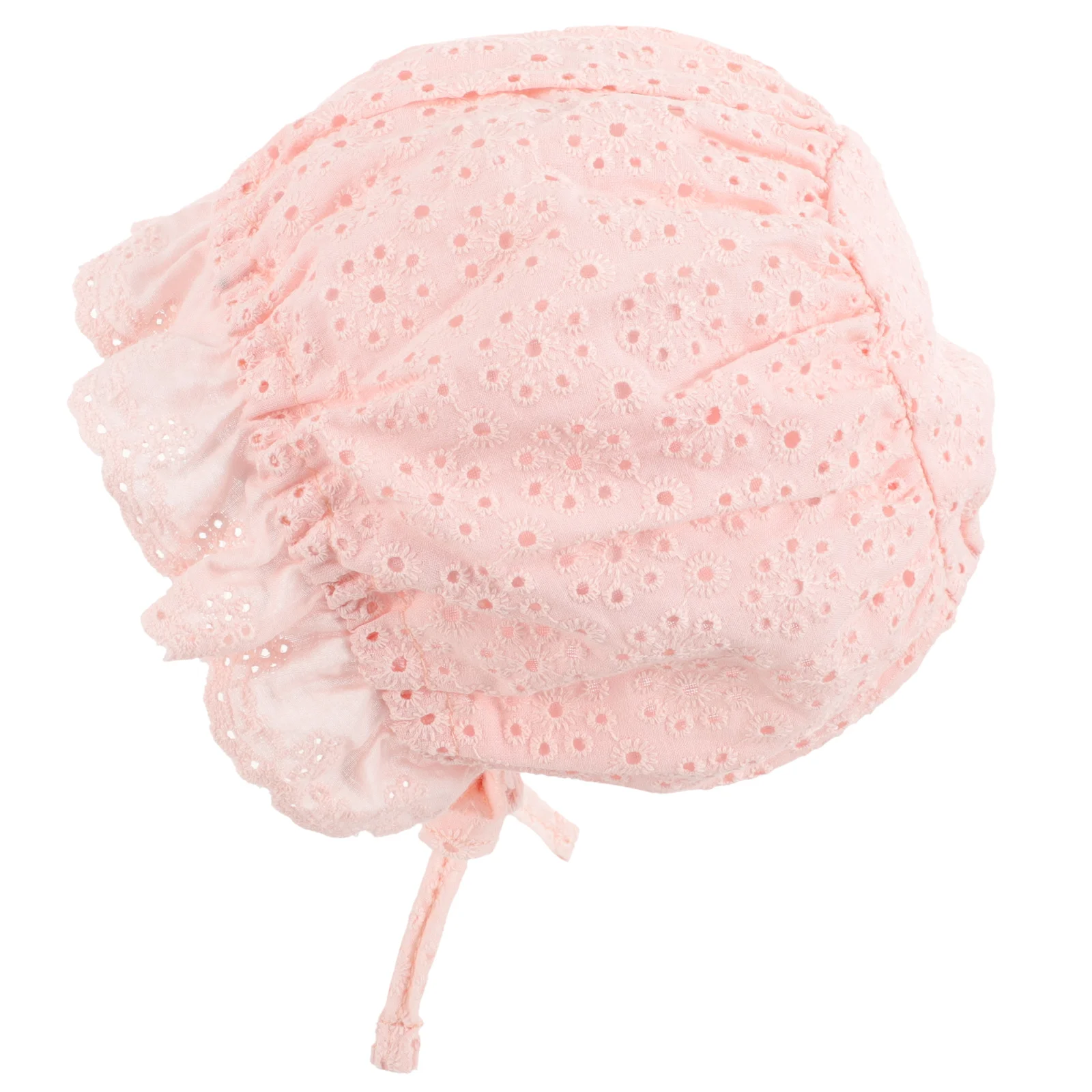 

Кружевной капот для маленьких девочек, шляпа от солнца, мягкая хлопковая дышащая летняя солнцезащитная шляпа для малышей, уличная шляпа, детские чепчики, капот для малышей