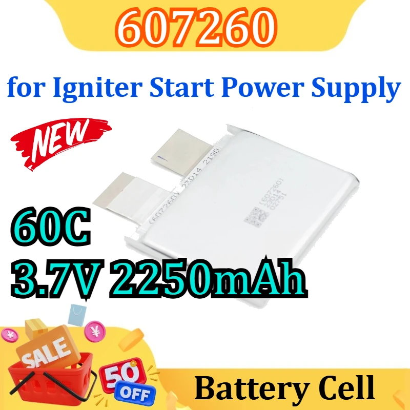 

New for 607260 60C 3.7V 2250mAh Battery Cell Igniter Start Power Supply