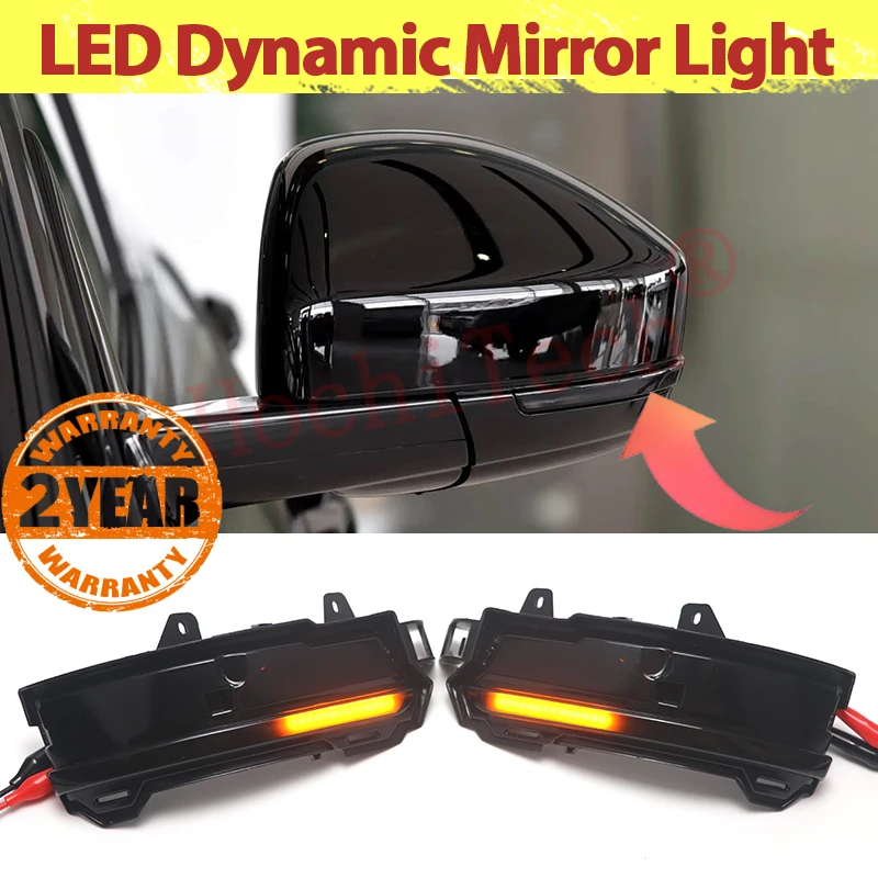 

For Land Rover Discovery L550 Range Evoque L538 L560 Side Mirror Cover Indicator LED Dynamic Turn Signal Light Blinker