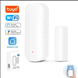 Tuya WiFi Door Sensor Window Smart Home Door Open/Closed Detectors Security Protection Alarm  APP Control Works With Google Home