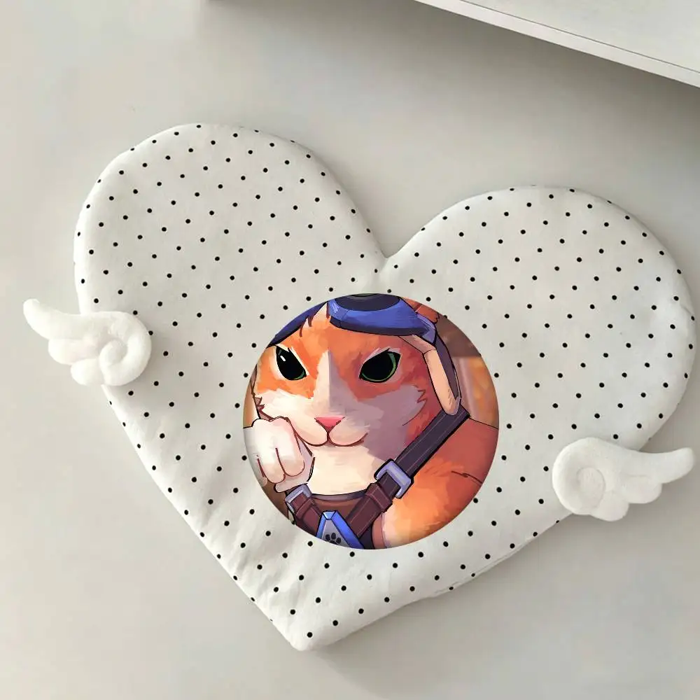 Overwatch J-Jetpack Katze Rundes Abzeichen Kreative Brosche Kleidung Rucksack Zubehör Anstecknadel – Detail 10