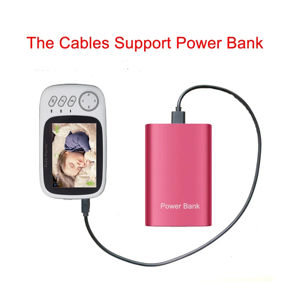 EU Power Adapter Mini USB Charger DC 5V 1000mA For Baby Monitor VB601 VB603 BM603 VB605 Nanny Camera