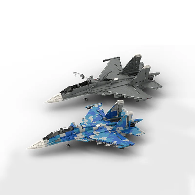 1875 Uds. MOC Sukhoi SU SM 1 escala creador modelo de construcción regalos de navidad bloques arquitectura juguete DIY Idea educación cumpleaños
