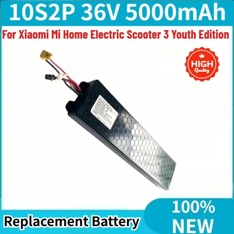 For Xiaomi Mi Home Electric Scooter 3 Youth Edition Brand New High Quality 10s2p 36V 5000mAh Replacement Battery