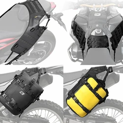 Motorcycle Side Bag And Bag Base Universal Waterproof Motocross Saddle Pannier Bag Seat Bag Install Pad Rack Tail Side Bag Parts