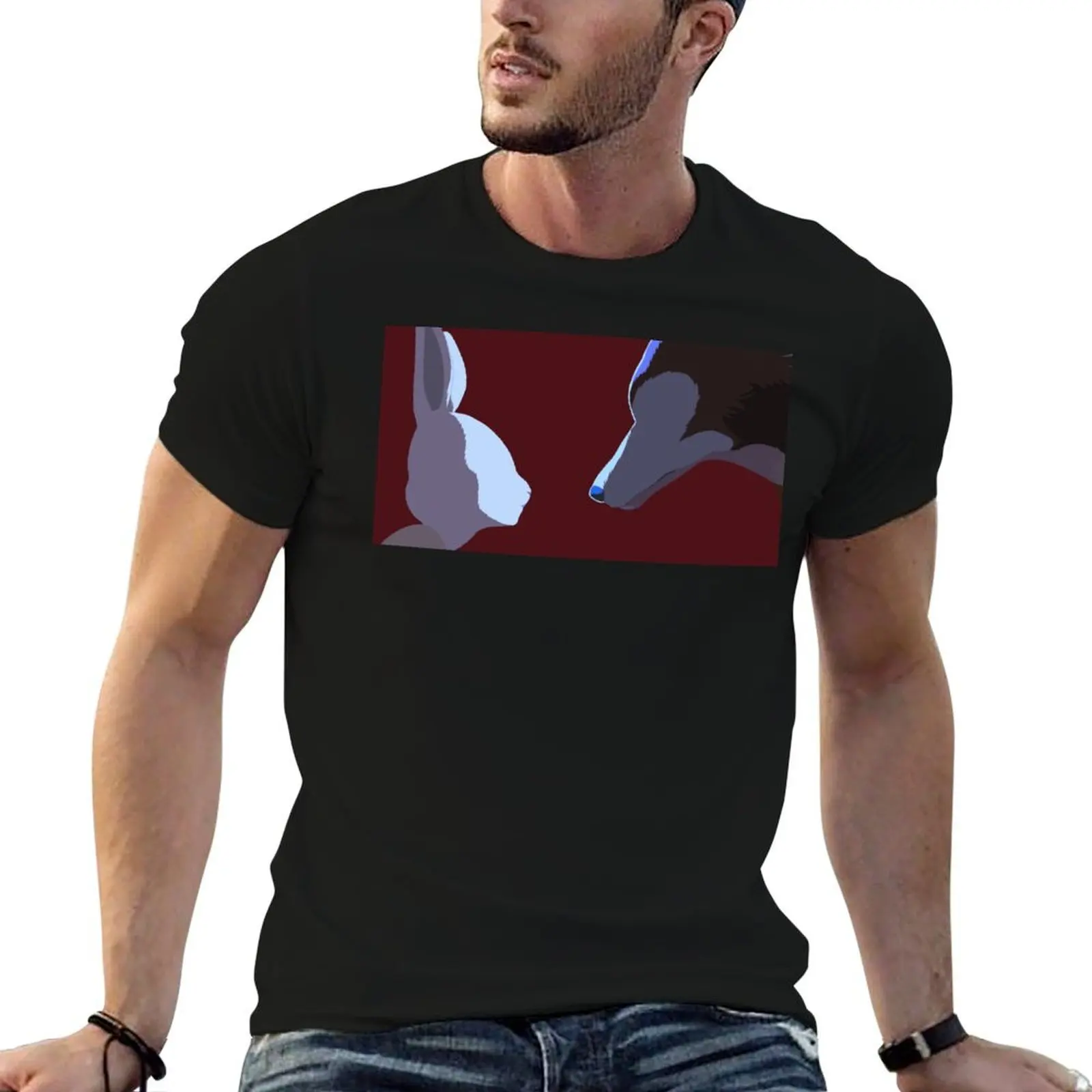 Legoshi and Haru T-Shirt Casual Minimalist Short Sleeve Top