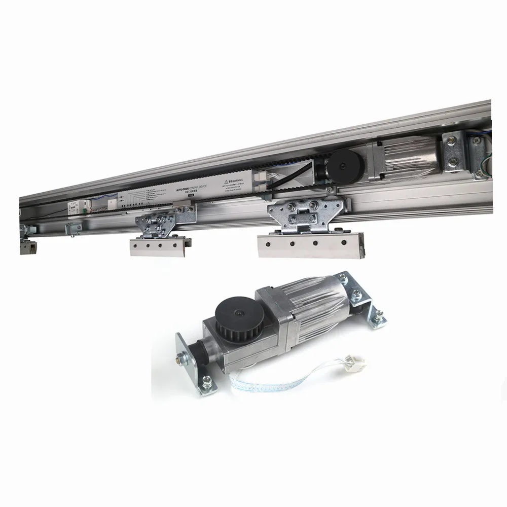 Glass Sliding Door Opener With Dc24V Dc Brushless Motor In Automatic Door Operator