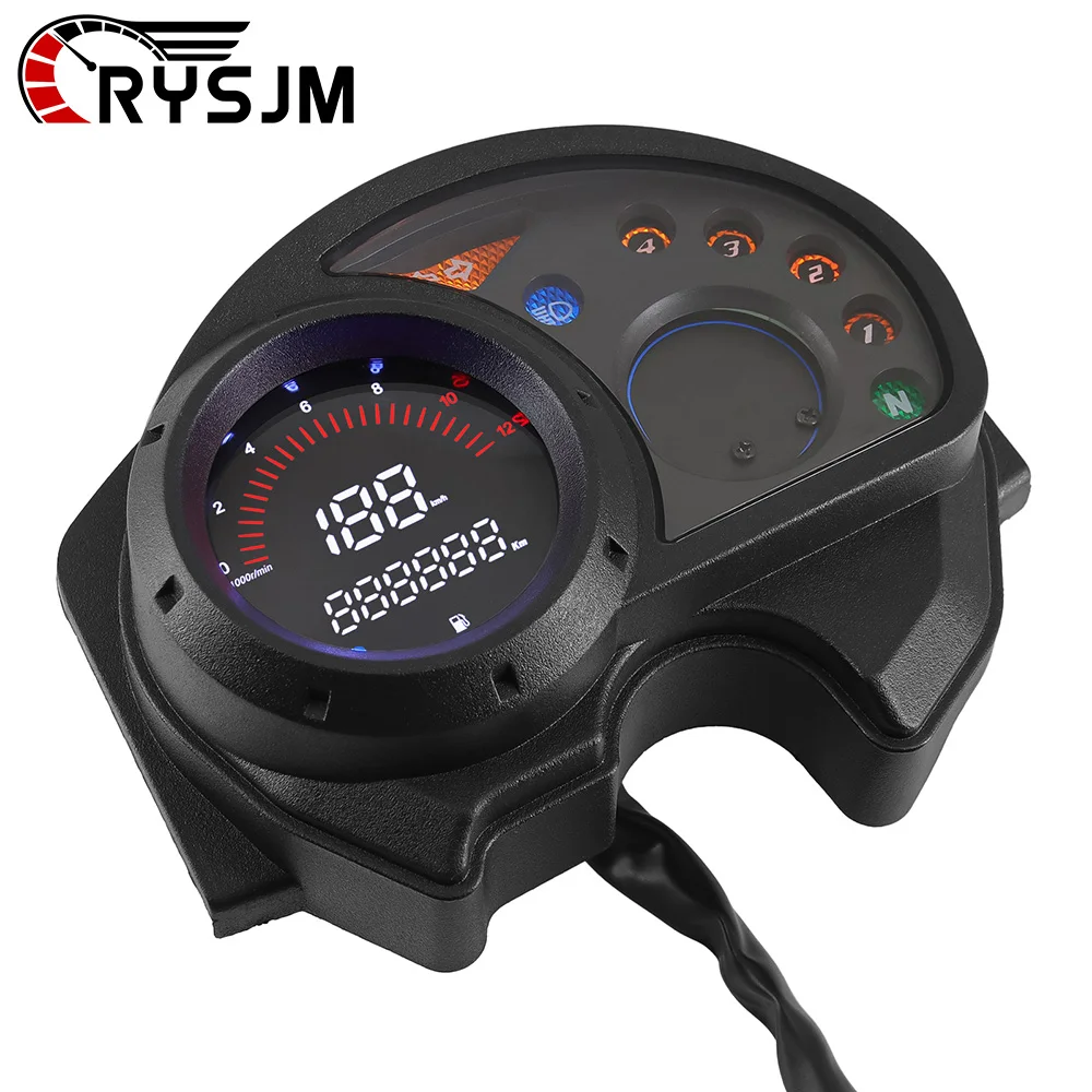 

Digital Motorcycle Speedometer Odometer Instrument for Honda XRM110 or RS125 Odometer Instrument 12000rpm Tachometer For Honda