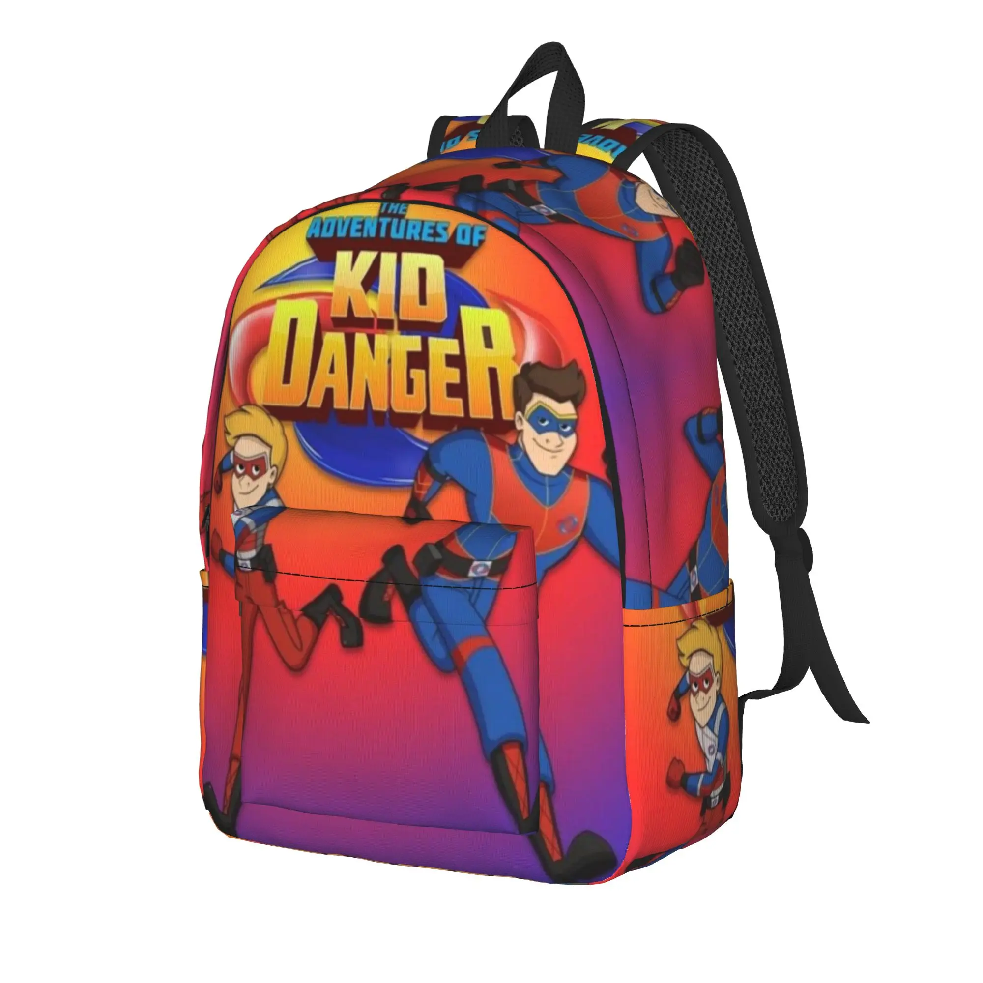 Captain Henry And Kid Danger  Classical Backpack Gift High School Work  Daypack for Men Women College Shoulder Bag