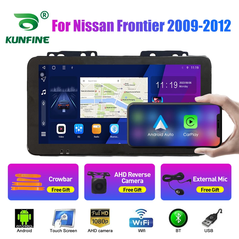 

10,33-дюймовый автомобильный радиоприемник для Nissan Frontier 2009-2012 2Din Android автомобильный стерео DVD GPS-навигатор плеер QLED экран Carplay