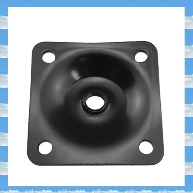 

A11I 12Pcs Furniture Leg Mounting Plates Sofa Leg Attachment Plates M8 Hanger Bolts Screws Adapters Metal Plates Bracket Kit