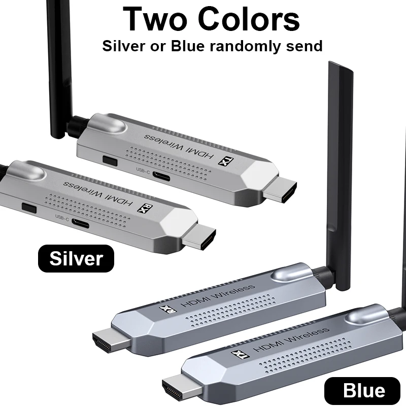 Audio Video Wireless Transmitter and Receiver HDMI Extender Display Adapter 1 To 4 for Camera TV Box Laptop PC To TV Projector