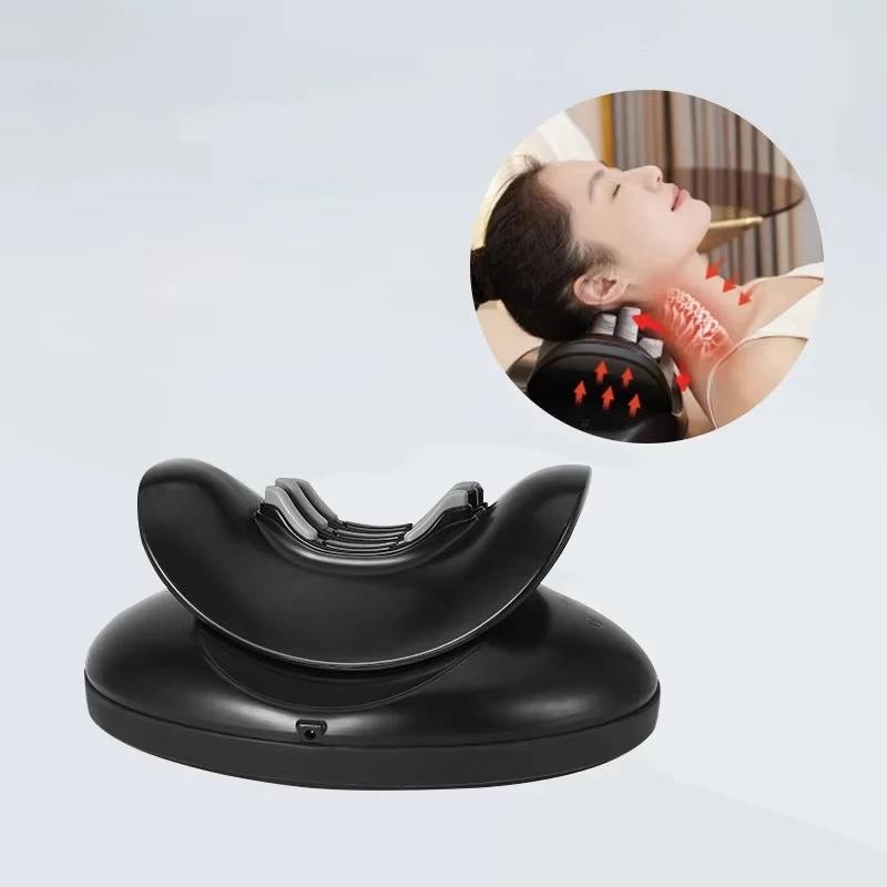 

Массажер для шеи и плеч, устройство для вытяжения шейного отдела позвоночника, подушка-тренажер с подогревом для облегчения боли в шейном отделе и при болях в челюстно-лицевых суставах