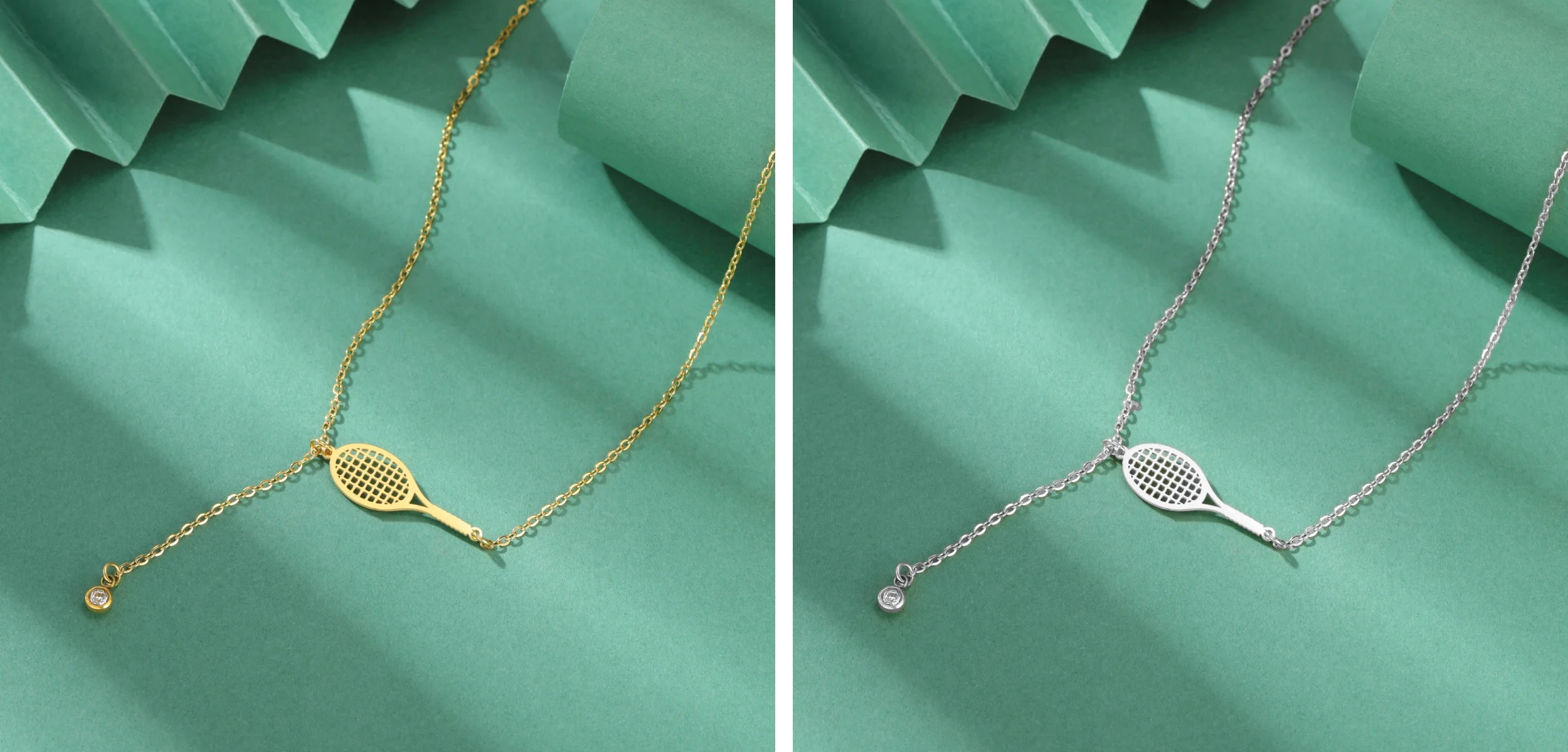 Kkjoy Mode Edelstahl Gold Farbe Kampagnen Zirkonia Tennis Anhänger Halskette für Frauen Schmuck Accessoires Geschenk Großhandel – Detail 6