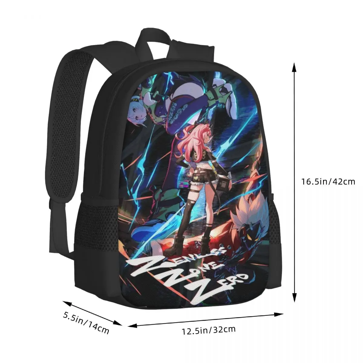 Anime Zenless Zone Zero Travel Laptop Backpack, Business College School Computer Bag Gift for Men & Women