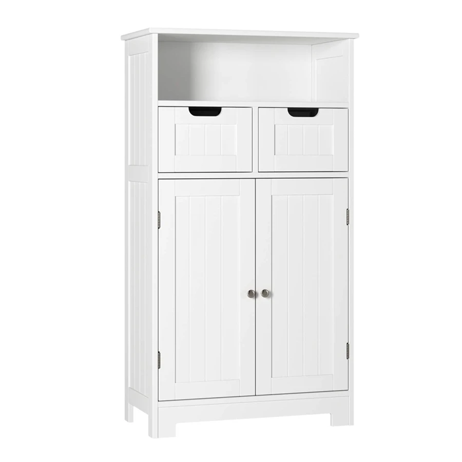 

aj-Cheap Durable Eco-Friendly Modern Tall White Freestanding Floor Waterproof MDF Space Saving Bathroom Storage Cabinet for%