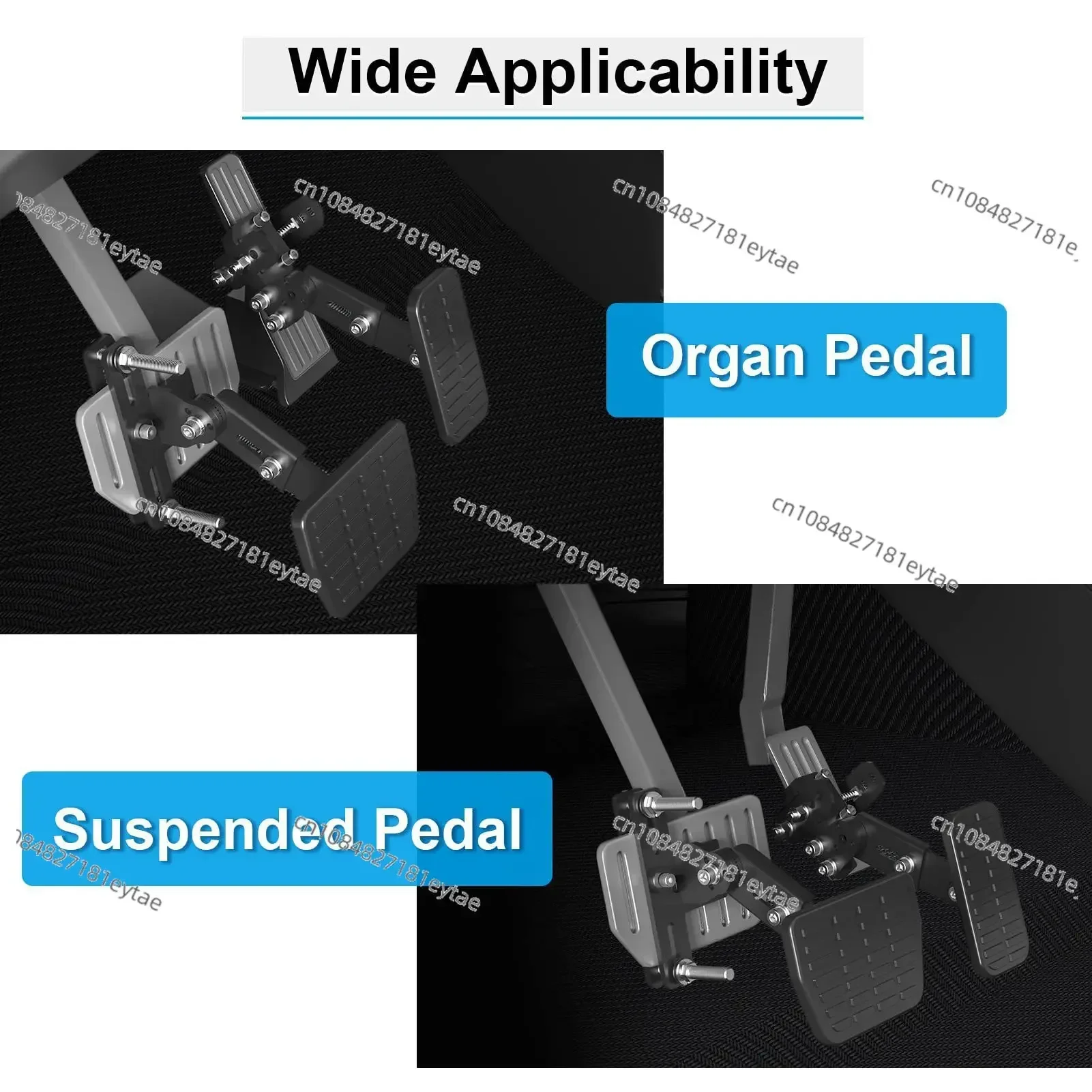 Throttle and brake pedal extenders for cars, go-karts, toy cars