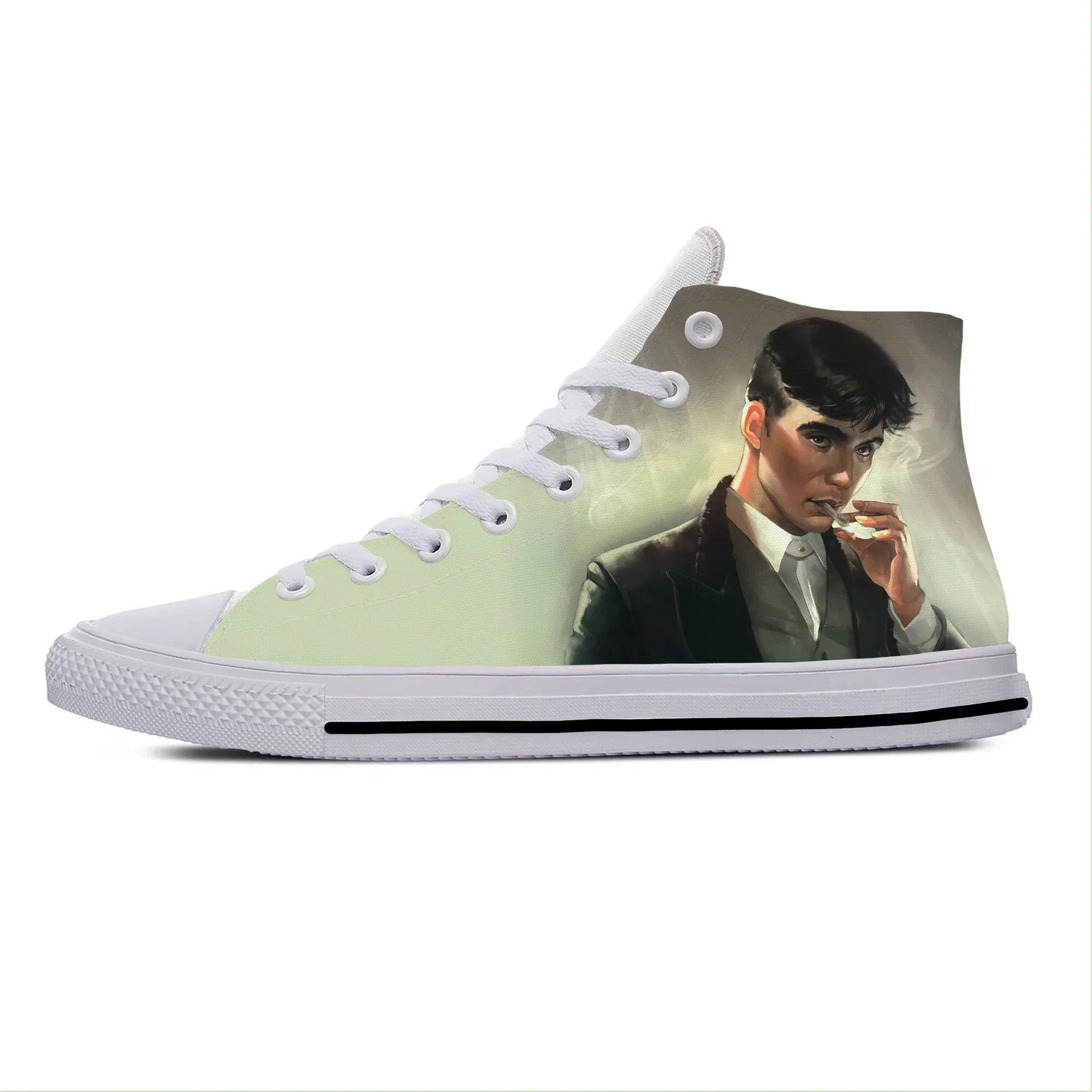 

Peaky Blinders Tommy Shelby Anime Cartoon Manga Casual Cloth Shoes High Top Lightweight Breathable 3D Print Men Women Sneakers