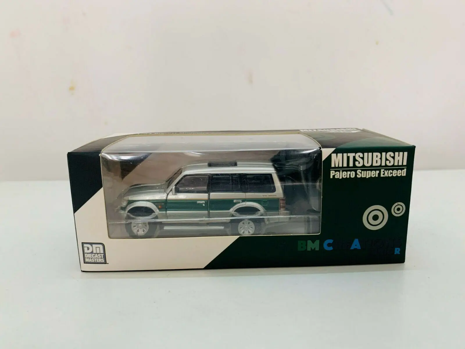 BM Creations Junior Pajero Stripe (LHD) Open Door 1:64 Scale DieCast Miniature Model Car