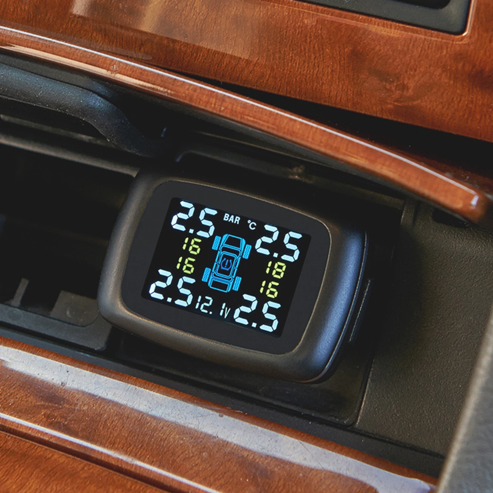 

Car TPMS Car TPMS Tire Pressure Monitoring System Cigarette Lighter with 4 External Sensors TPMS Tire Pressure Monitoring System