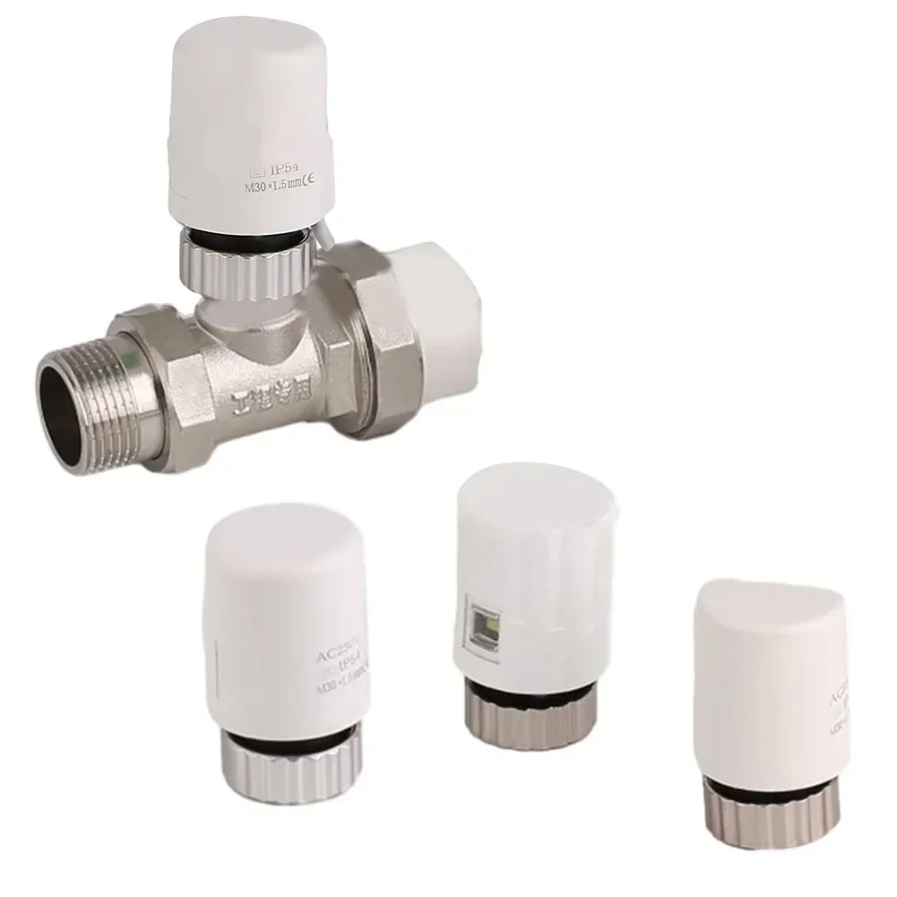 

1pc AC230V M30*1.5mm Floor Heating Radiator Valve Visual Electric Actuator For Underfloor Heating Thermostatic Radiator Valve