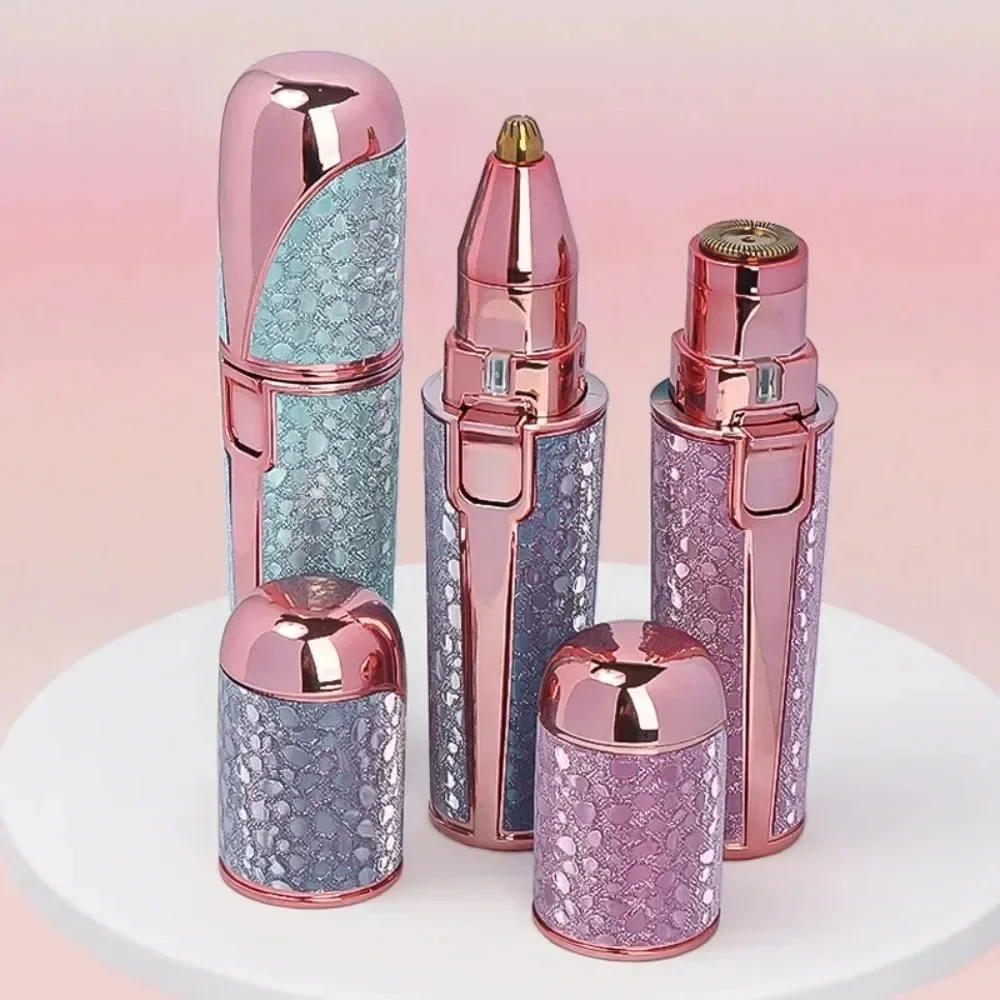 Tondeuse à sourcils électrique 2 en 1 pour femmes, rasoir indolore, Rechargeable, épilateur pour le visage, épilateur corporel, beauté