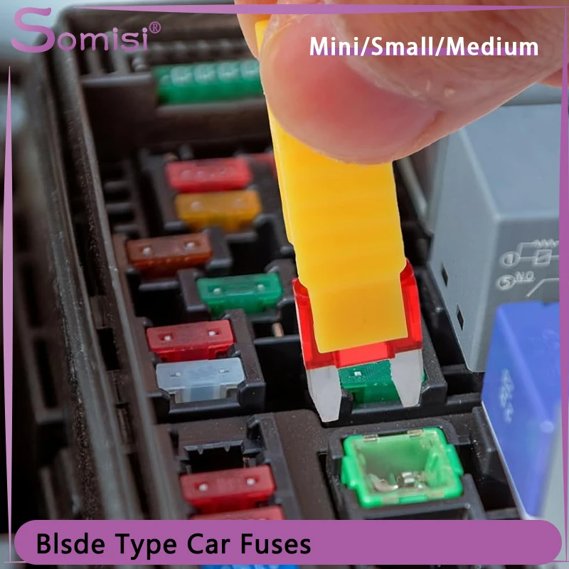 Car Fuses Automotive Blade Type 1~50A Mini Small Medium 12v DC Automatic Truck Blade Fuse Insurance Insert Auto Accessories
