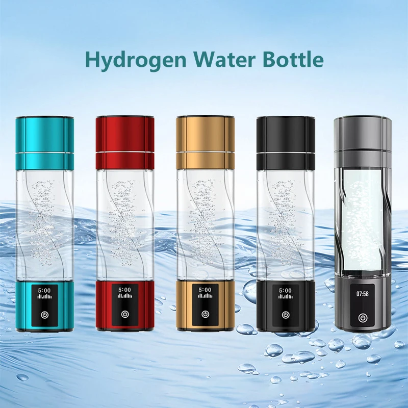 Taza de agua de hidrógeno, baja frecuencia, 7,2 luces UV Hertz, botella de agua de hidrógeno, fabricante alcalino, generador de agua de hidrógeno antioxidante