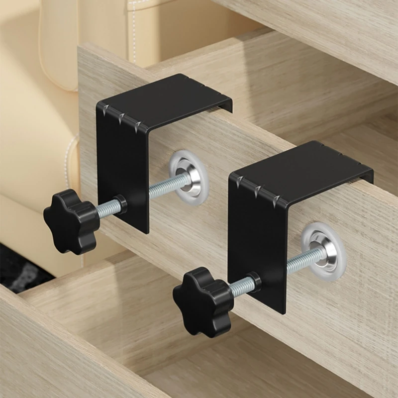 Drawer Front Installation Clamp Hardware Jig Easy to Use Stable Steel Dropship