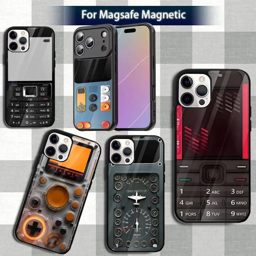 

VintageS Camera G-GameboyS Phone Case For iPhone 13,12,15,17,11,16,14,Pro,Max,Plus,Mini,Magsafe,Magnetic Wireless Charging Case