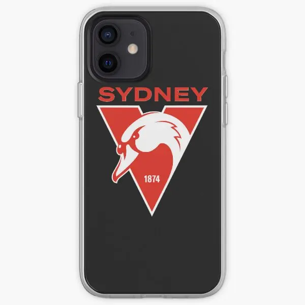 Sydney The Bloods Swans Haughty Swannies  Phone Case Customizable for iPhone X XS XR Max 6 6S 7 8 Plus 11 12 13 14 Pro Max Mini