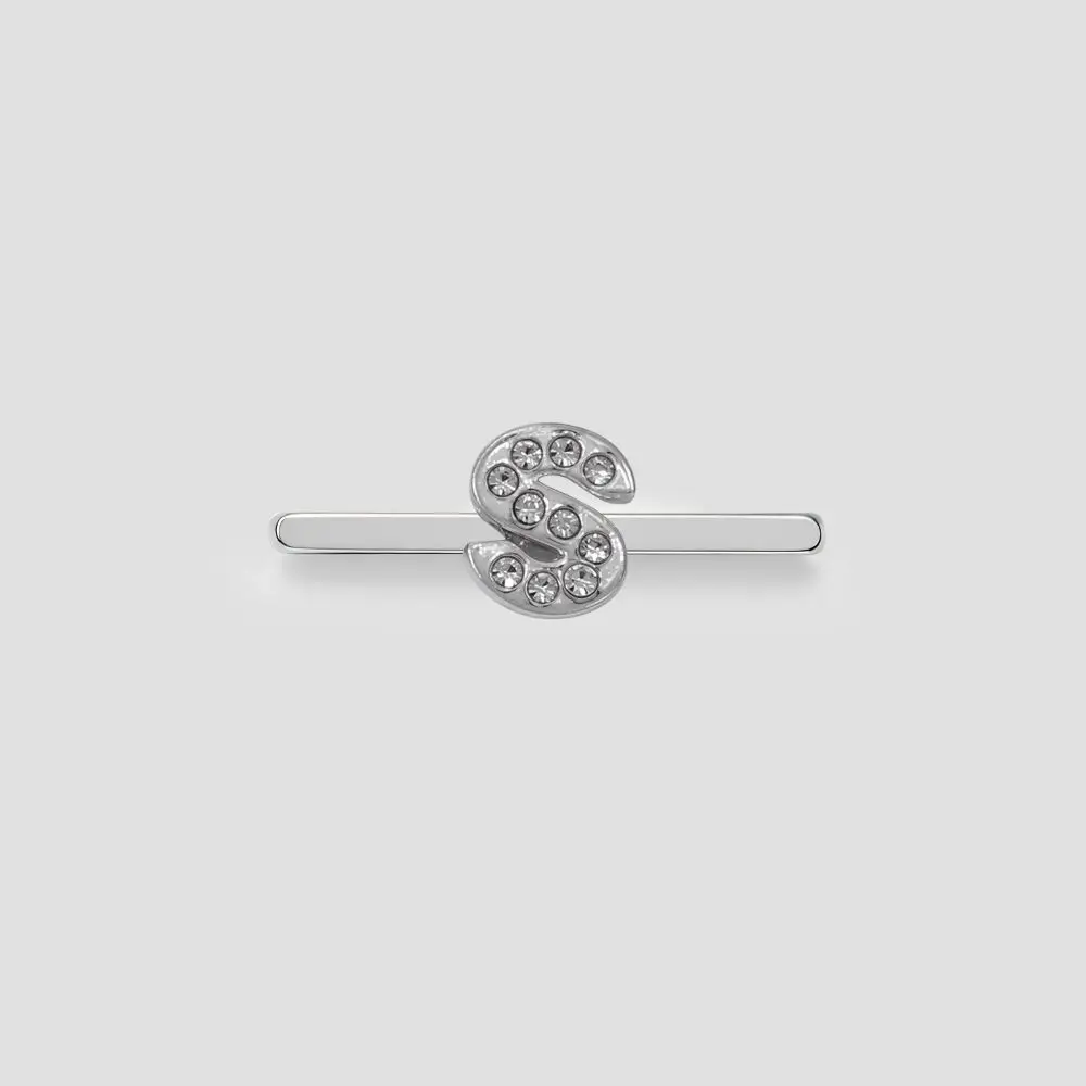 Strap Slide Charm Watch Strap Letter Charm Rhinestone Silver Watch Bracelet Ornament Alphabet Letter for Whoop 5.0/5.0 MG/4.0