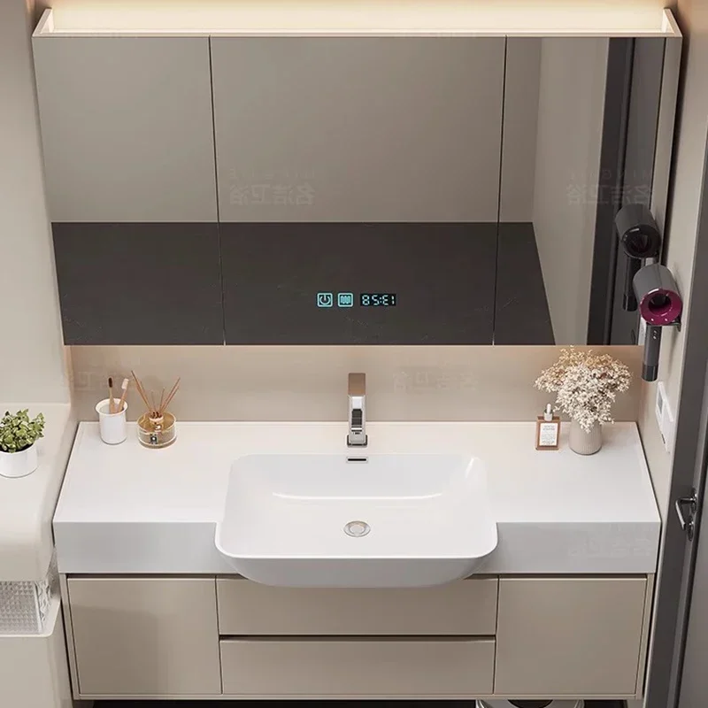 

Toilet Mirror Bathroom Cabinet Dressers Accessories Display Unique Safe European Cupboard Vintage Archivadores Hotel Furniture