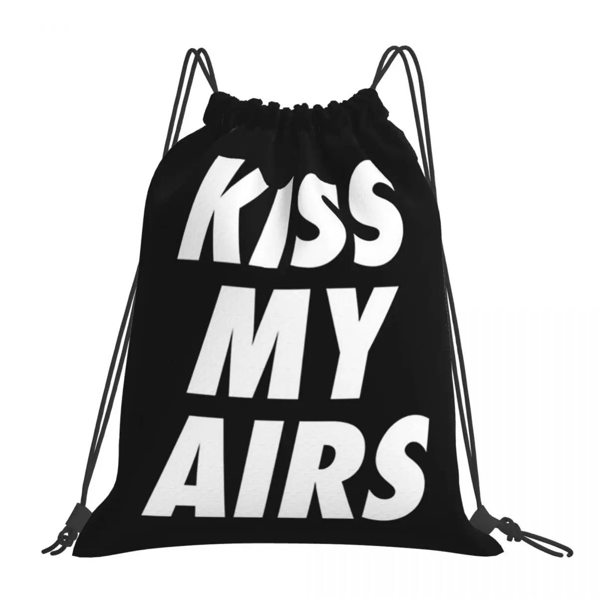 

Kiss My Airs Backpacks Fashion Portable Drawstring Bags Drawstring Bundle Pocket Storage Bag Book Bags For Man Woman School