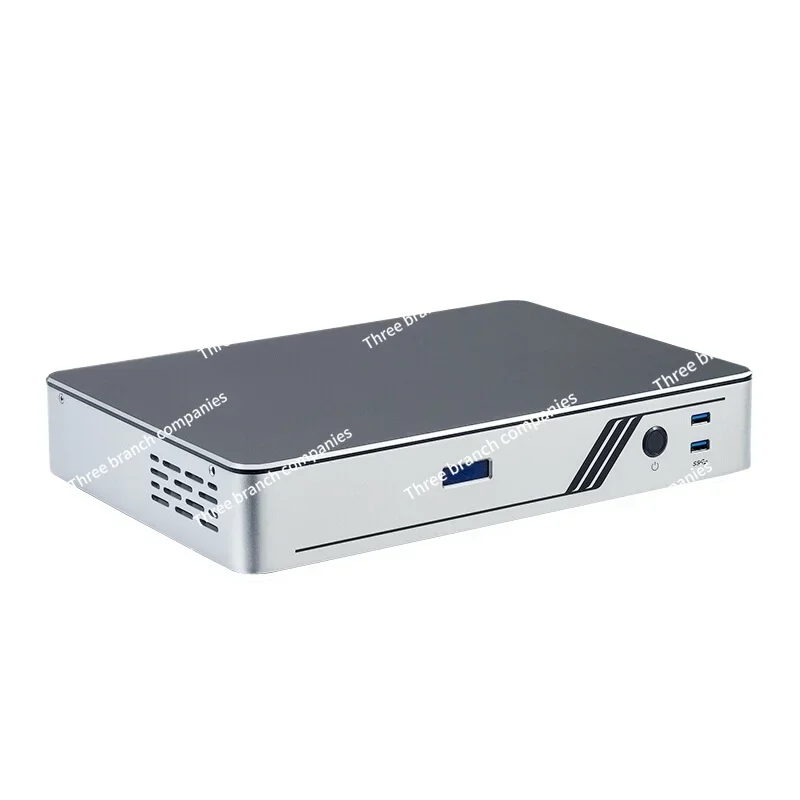 

Compact Desktop Computer Host DIY Online Class Learning Office Video Entertainment Storage ITX Aluminum Chassis