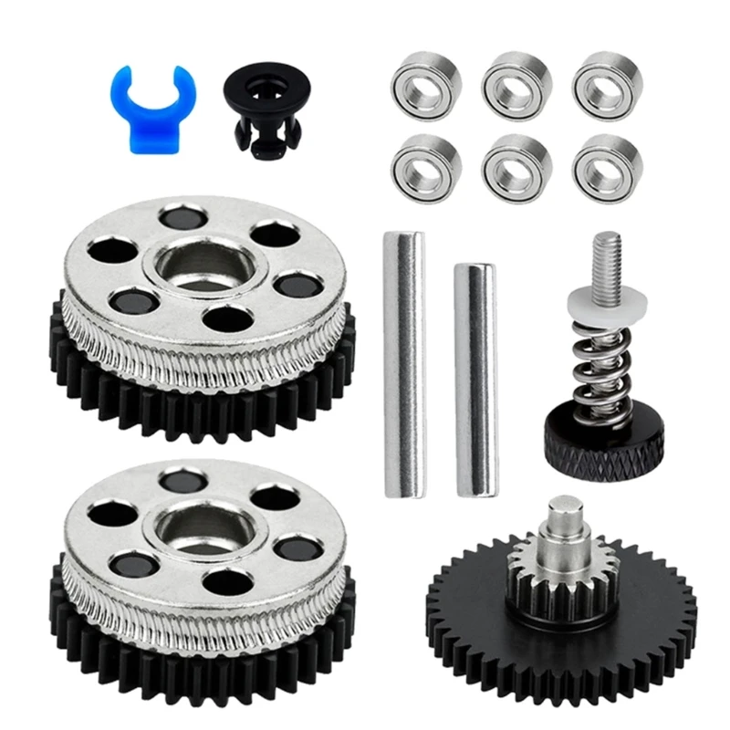 Upgraded HGX LITE Extruder Helical Tooth Large Gear Drive Extruder Gear Camouflage Metal Wear Resistant Drive Wheel