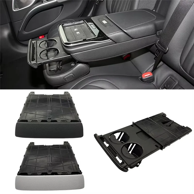 

BT-Car Center Console Insert Drinks Cup Holder For Mercedes Benz EQE EQS Class EQE300 EQE350 EQS400