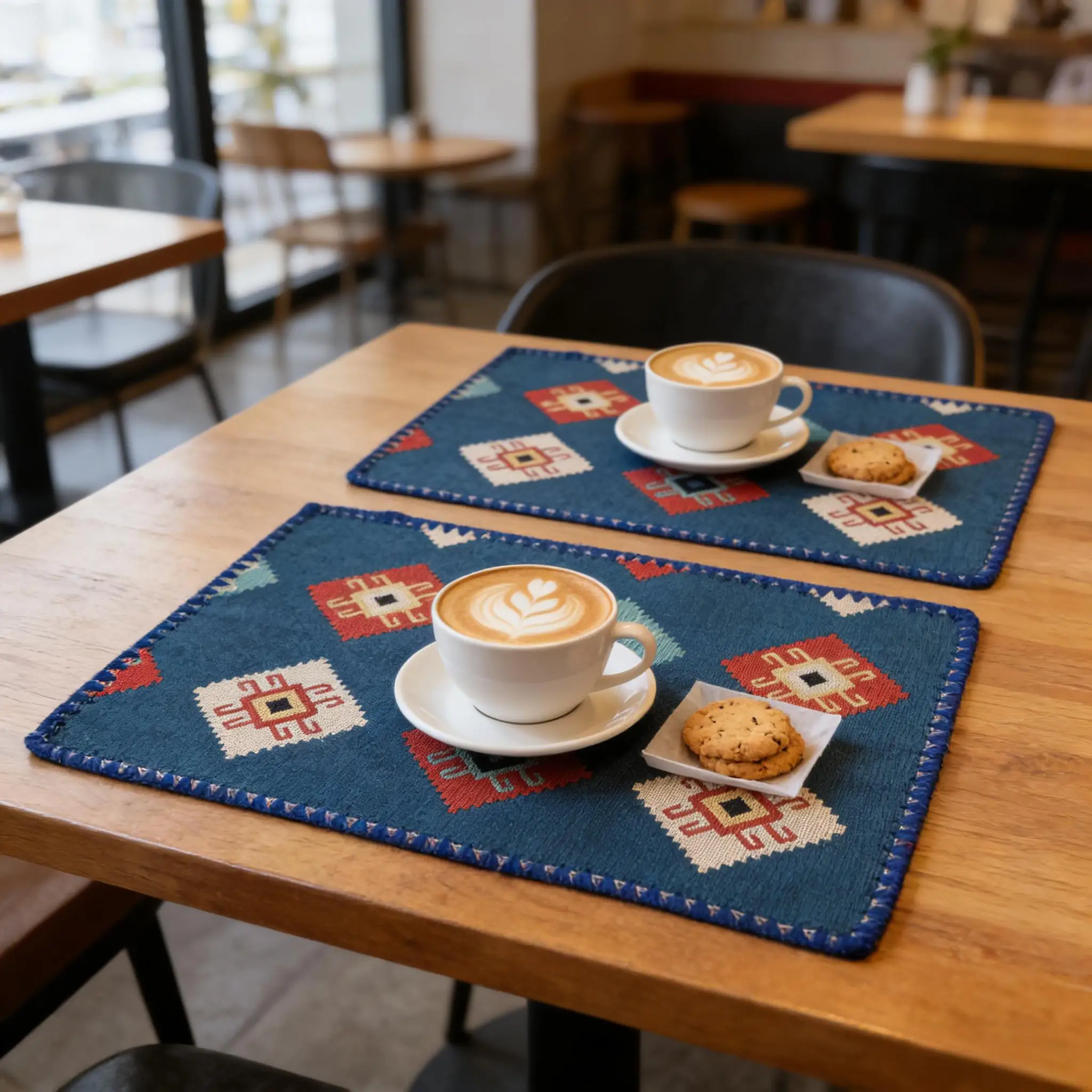 12 x 18 Inch Placemats for Dining Table Cotton Linen Cloth Place Mats for Farmhouse Kitchen Tabletop Cotton Table mats