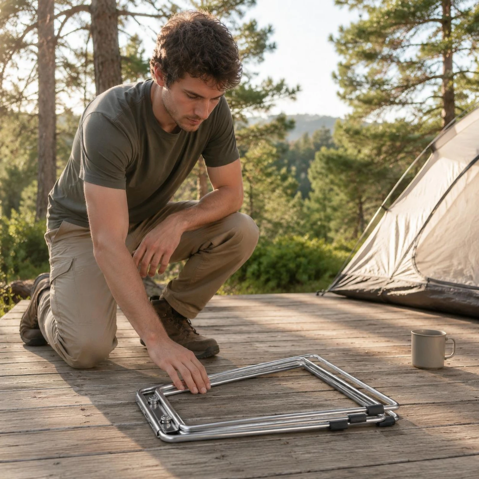 حامل طاولة قابل للطي للاستخدام - مراجعة Folding Picnic Table وسعره