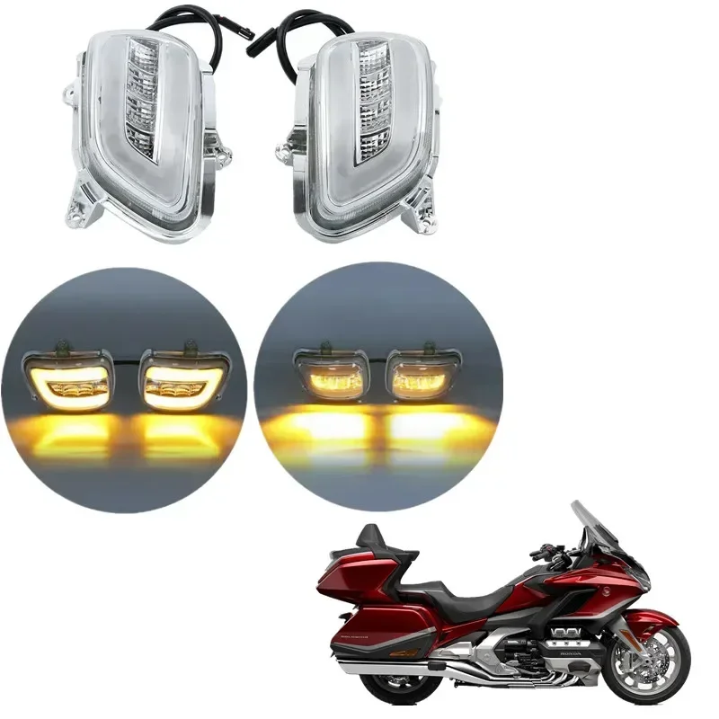 For Honda Goldwing GL1800 F6B GL 1800 2001-2017 2016 2015 2014 Motorbike LED Front Side Turn Signal Indicator Lights