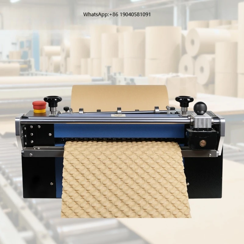 Embossing Envelope Making Machine Cowhide Foam Paper Filling Wrapping Folding Roll Automatic Foam Pressing 150 Pcs/min