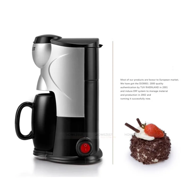 Small American Coffee Maker, Kitchen Appliances, MINI Fully Automatic Desktop Drip Coffee Machine, HOMEZEST CM-801 220V