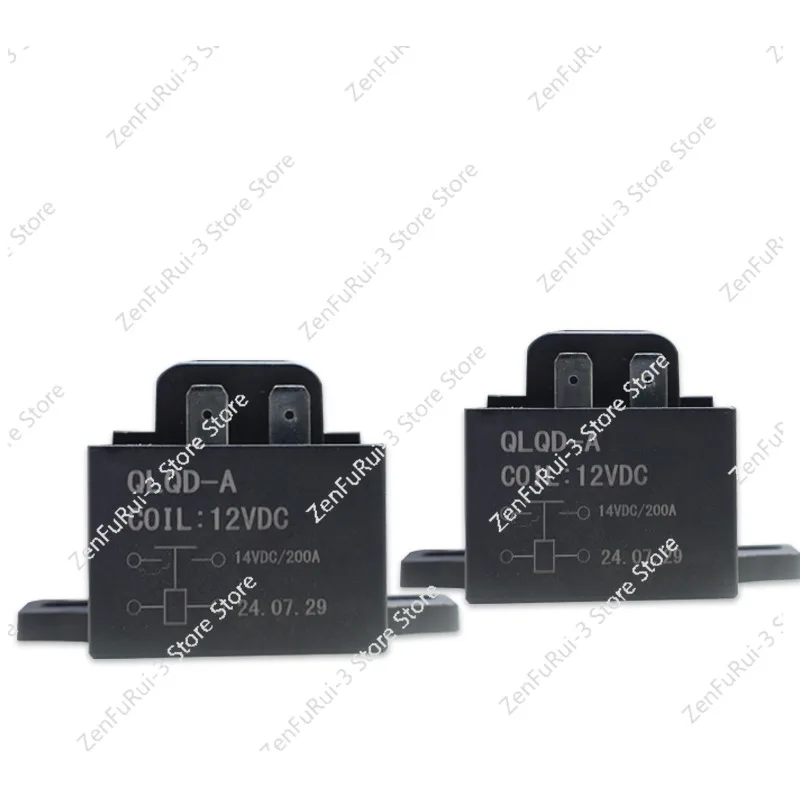 Load 200A Arc Extinguishing 12V/24V DC Electromagnetic Relay, Industrial Grade High Power, Preferred Equipment