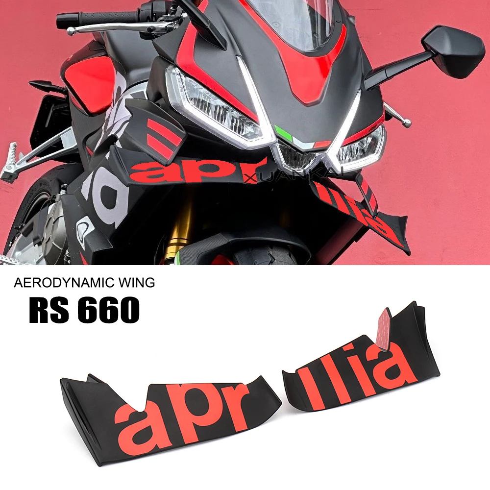 RS660 Accessories Winglet Spoiler For Aprilia RS 660 Motorcycle 5 colors Winglet Aerodynamic Wing Kit