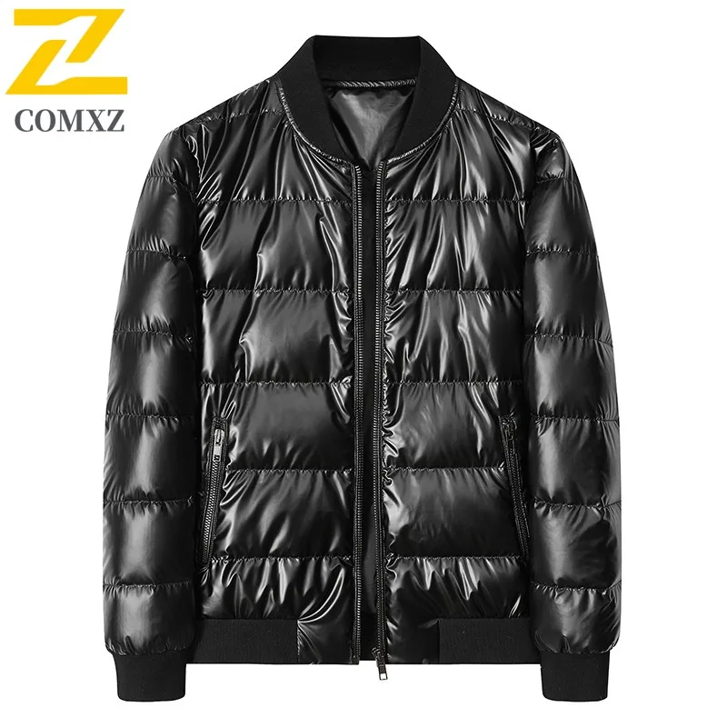Men's Vintage Puffer Jacket Waterproof Windproof Down Alternative Coat American Style Motorcycle Outerwear Fit Outdoor Sports