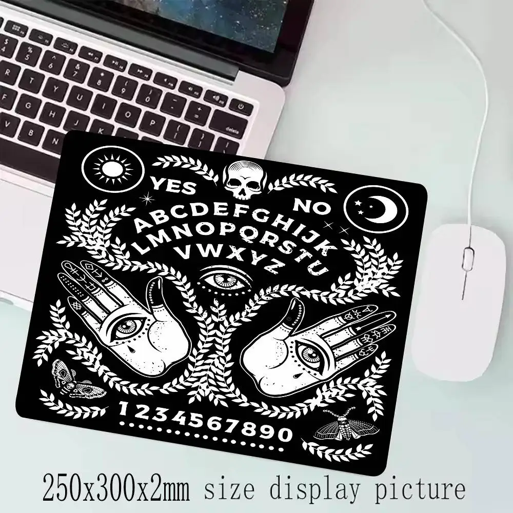1pc Halloween Ouija Board Small Mouse Pad Gaming Laptop Mousepad Gamer Carpet Keyboard Mat Desk Protector