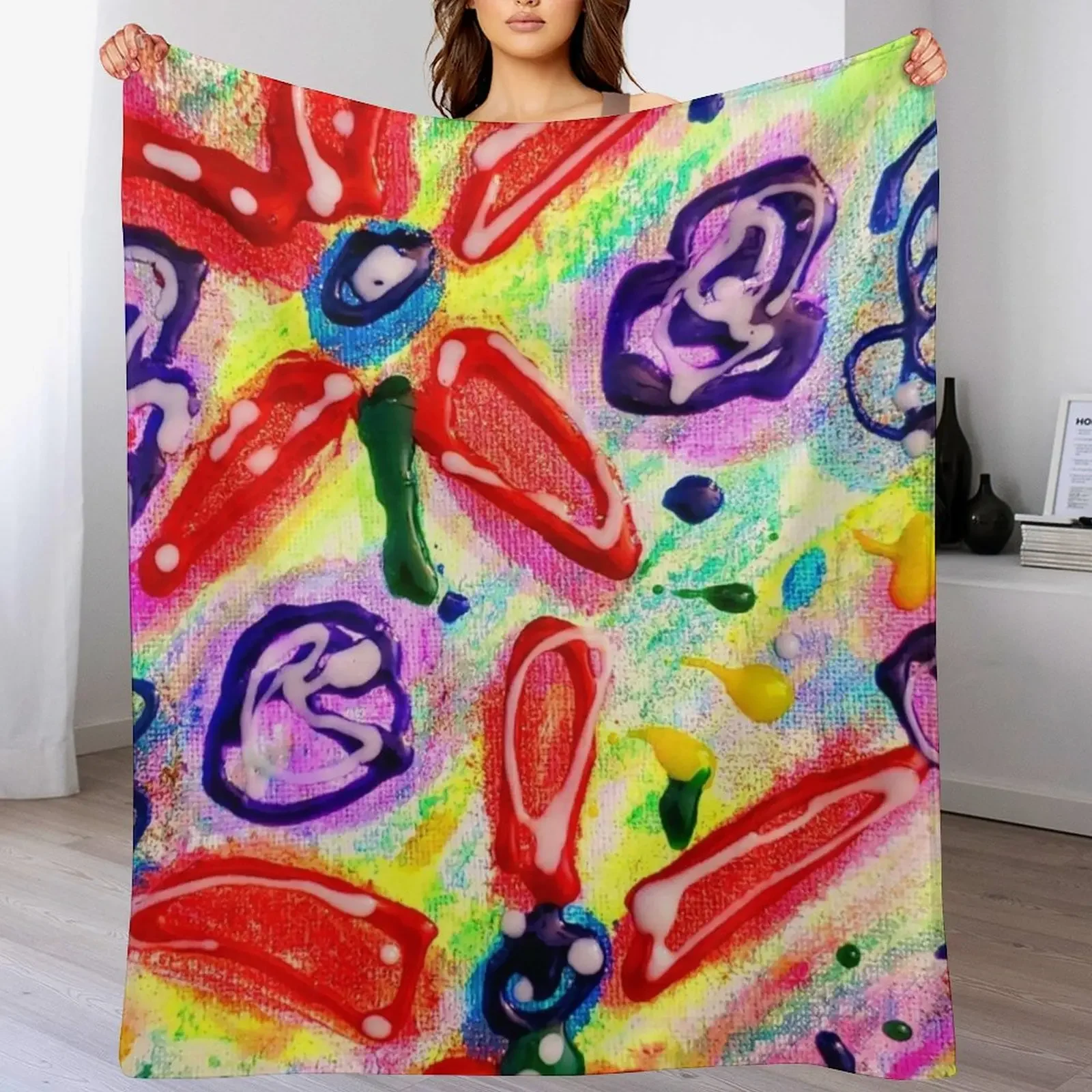 Flowers of Glass Throw Blanket Versatile Cozy Throw Blanket for All Occasions
